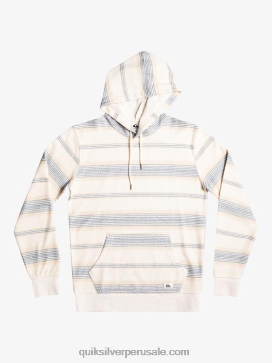 Quiksilver N8LNT582 hombres raya otway del mar de bering gran sudadera con capucha otway