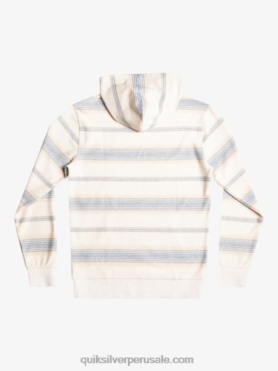 Quiksilver N8LNT582 hombres raya otway del mar de bering gran sudadera con capucha otway