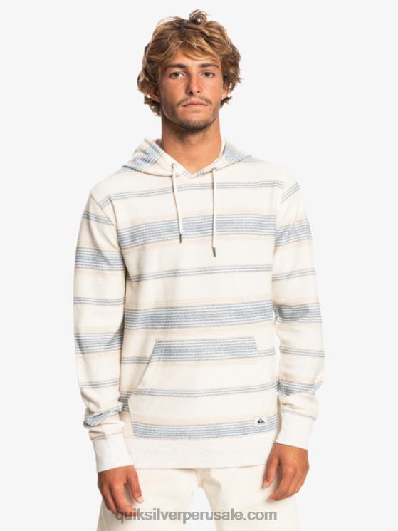 Quiksilver N8LNT582 hombres raya otway del mar de bering gran sudadera con capucha otway
