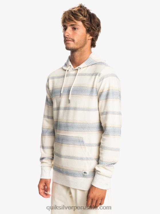 Quiksilver N8LNT582 hombres raya otway del mar de bering gran sudadera con capucha otway