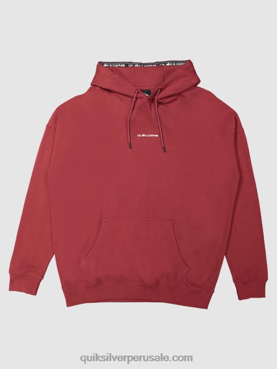 Quiksilver x Stab N8LNT1804 hombres vino rubí sudadera