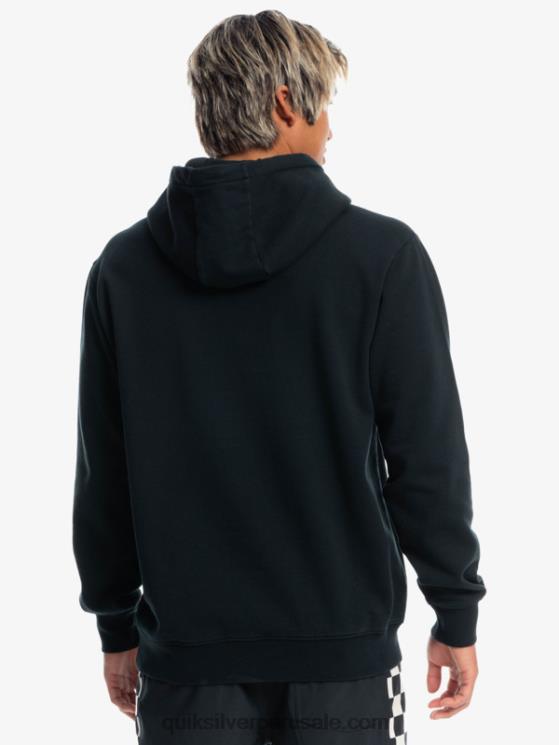 Quiksilver x Stranger N8LNT1806 hombres negro sudadera con logo oficial Things