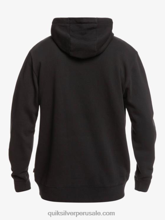 Quiksilver x Stranger N8LNT1806 hombres negro sudadera con logo oficial Things