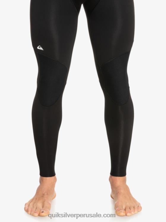 Quiksilver N8LNT926 hombres negro/bronce Traje de neopreno con cremallera trasera para 3/2 sesiones diarias
