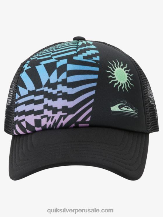 Quiksilver N8LNT1929 Niños negro gorra snapback 8-16 urraca coop