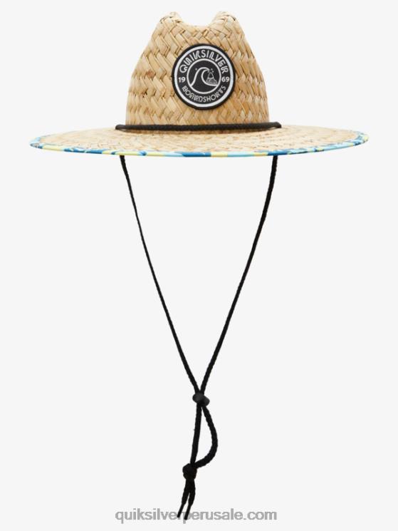 Quiksilver N8LNT2007 Niños snorkel azul 2-7 outsider jb sombrero para el sol