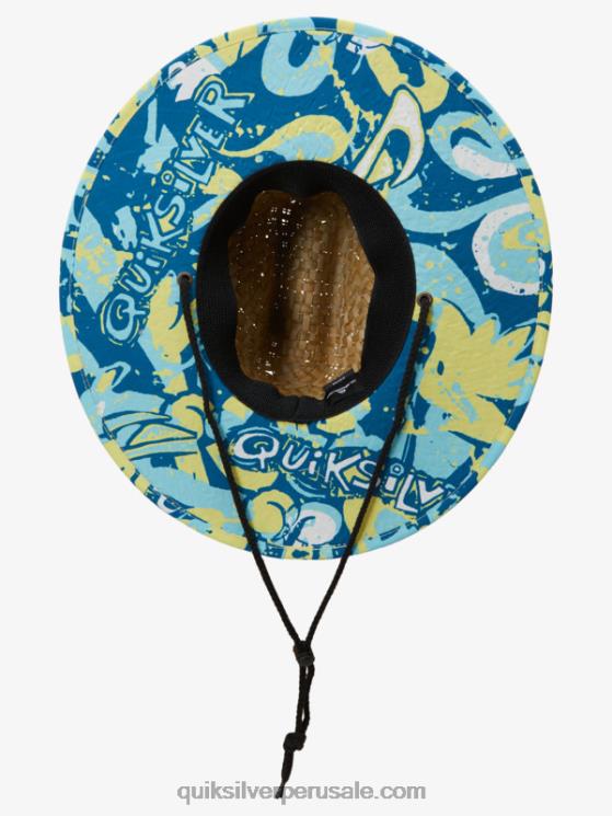 Quiksilver N8LNT2007 Niños snorkel azul 2-7 outsider jb sombrero para el sol