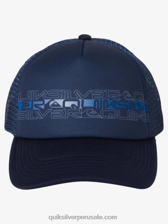 Quiksilver N8LNT2043 Niños azul marino medianoche 8-16 gorra de camionero cooperativa buitre