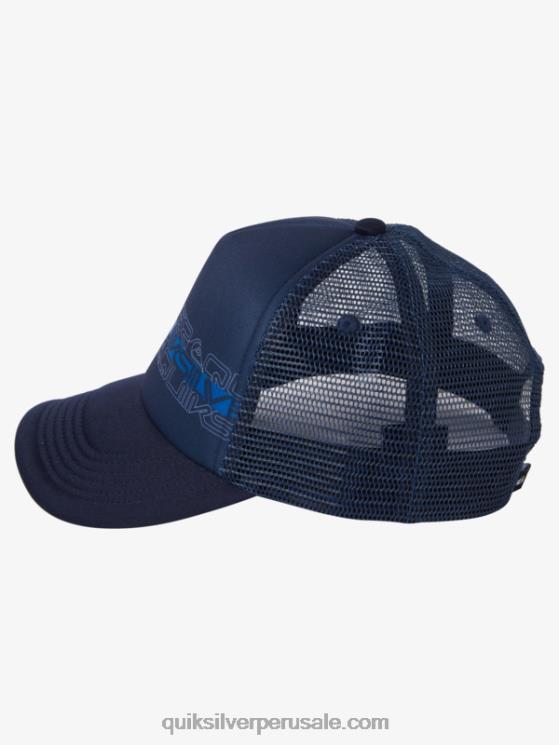 Quiksilver N8LNT2043 Niños azul marino medianoche 8-16 gorra de camionero cooperativa buitre