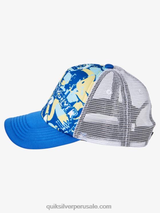 Quiksilver N8LNT2205 Niños snorkel azul gorra de camionero 2-7 buitre coop