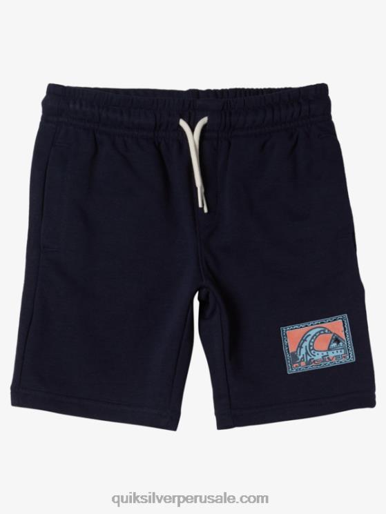 Quiksilver N8LNT2075 Niños chaqueta azul marino 2-7 joggers fáciles para el día