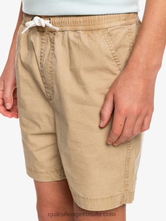 Quiksilver N8LNT2080 Niños playa 8-16 taxer 15 pantalones cortos con cintura elástica