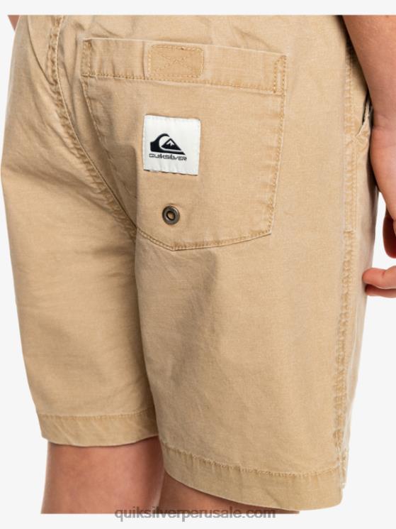 Quiksilver N8LNT2080 Niños playa 8-16 taxer 15 pantalones cortos con cintura elástica