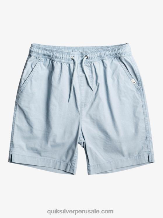 Quiksilver N8LNT2082 Niños azul celeste 8-16 taxer 15 pantalones cortos con cintura elástica