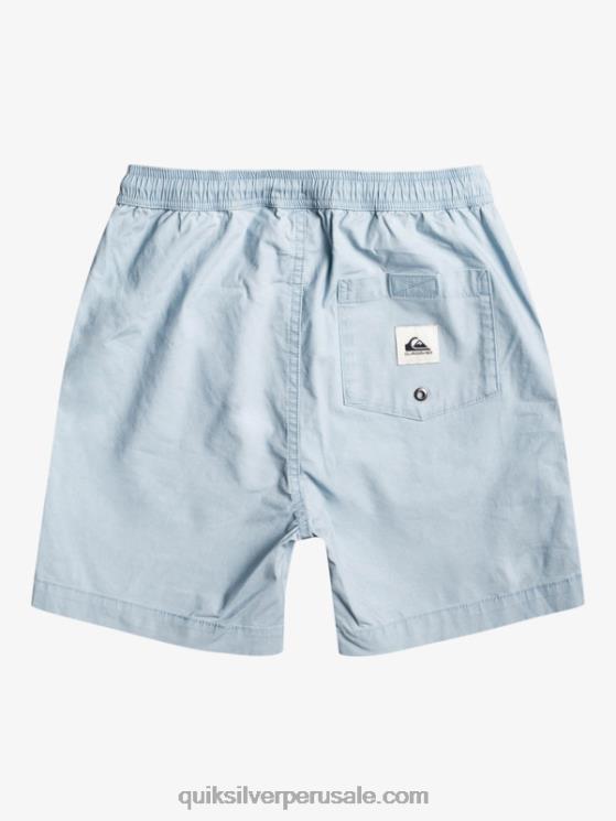 Quiksilver N8LNT2082 Niños azul celeste 8-16 taxer 15 pantalones cortos con cintura elástica