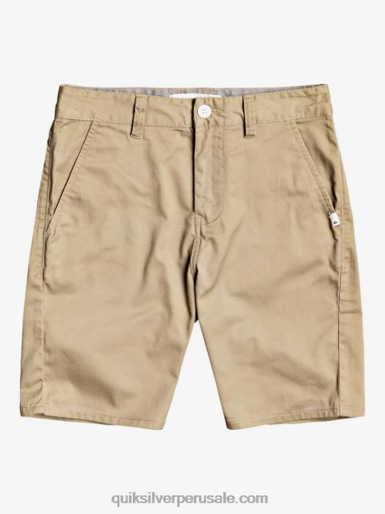 Quiksilver N8LNT2111 Niños madera de olmo 8-16 nuevos shorts chinos elásticos daily union