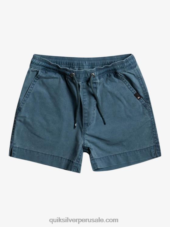 Quiksilver N8LNT2216 Niños azul marino medianoche Pantalón corto elástico 2-7 taxer