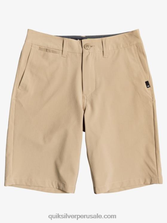 Quiksilver N8LNT2236 Niños playa 8-16 unión de anfibios 19 pantalones cortos híbridos