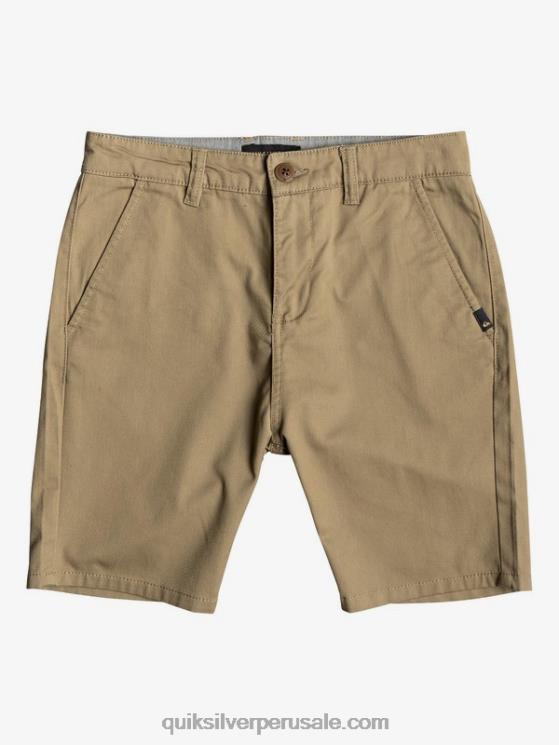 Quiksilver N8LNT2278 Niños madera de olmo 8-16 shorts chinos new daily union 17