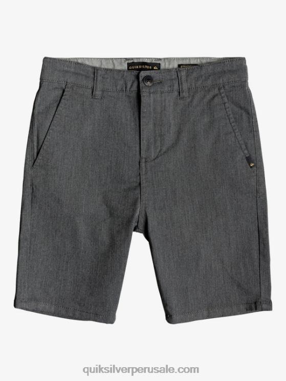 Quiksilver N8LNT2279 Niños brezo gris oscuro 8-16 shorts chinos new daily union 17