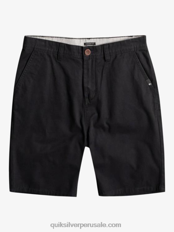 Quiksilver N8LNT2287 Niños negro 8-16 todos los días 17 pantalones cortos chinos