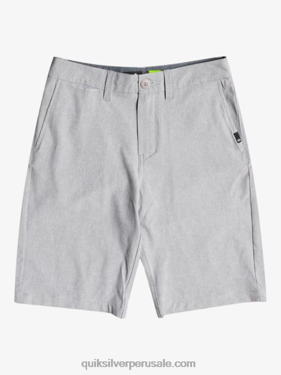 Quiksilver N8LNT2326 Niños aguanieve 8-16 union heather anfibio 19 pantalones cortos híbridos