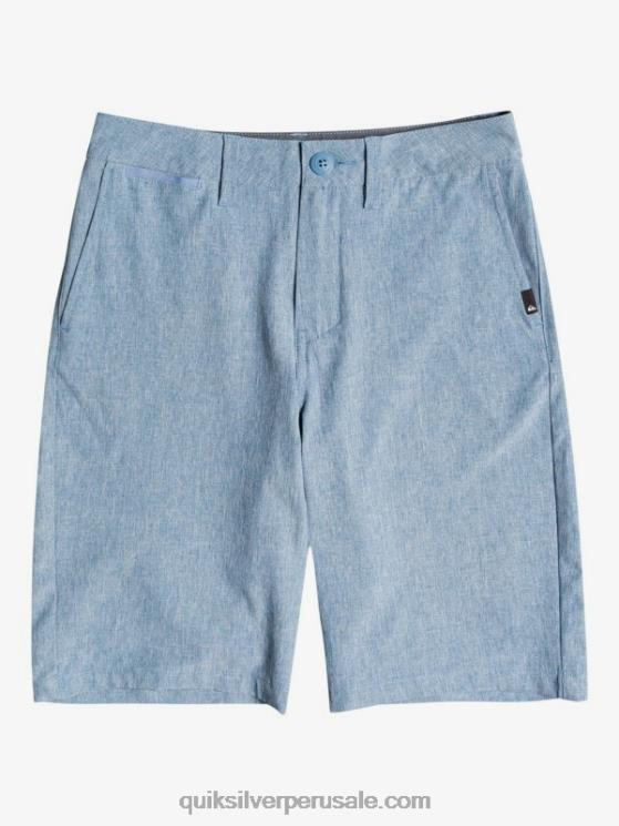 Quiksilver N8LNT2327 Niños capitanes azules 8-16 union heather anfibio 19 pantalones cortos híbridos