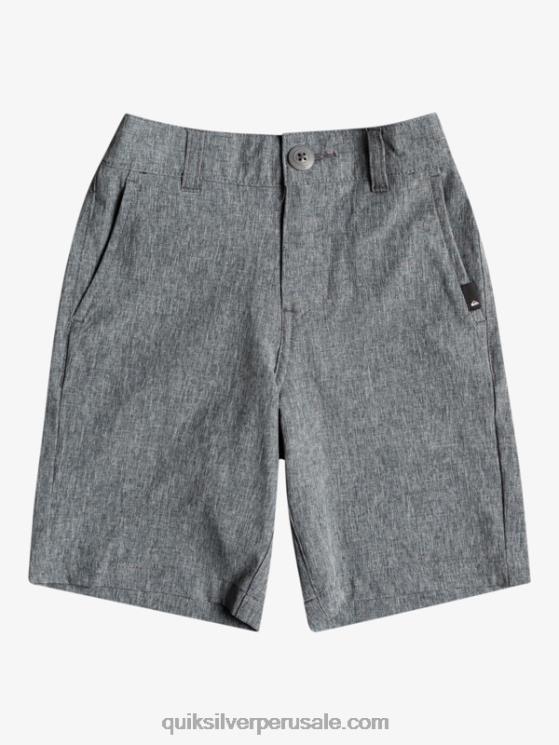 Quiksilver N8LNT2333 Niños negro 2-7 union heather anfibio 14 pantalones cortos híbridos