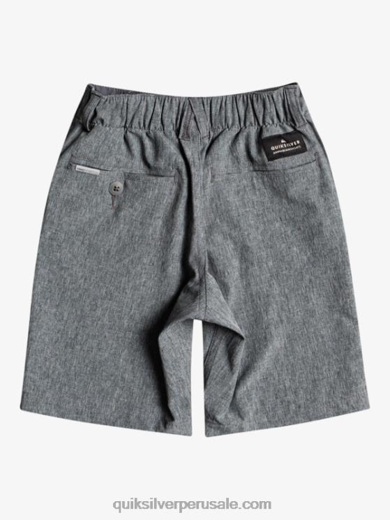 Quiksilver N8LNT2333 Niños negro 2-7 union heather anfibio 14 pantalones cortos híbridos