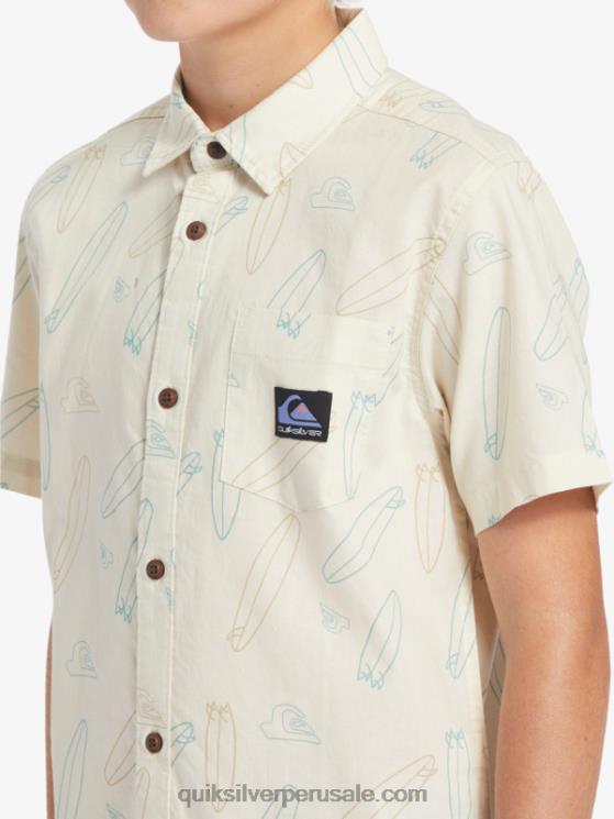 Quiksilver N8LNT2008 Niños abedul donde esta mi tablero ¿dónde está mi camiseta de manga corta