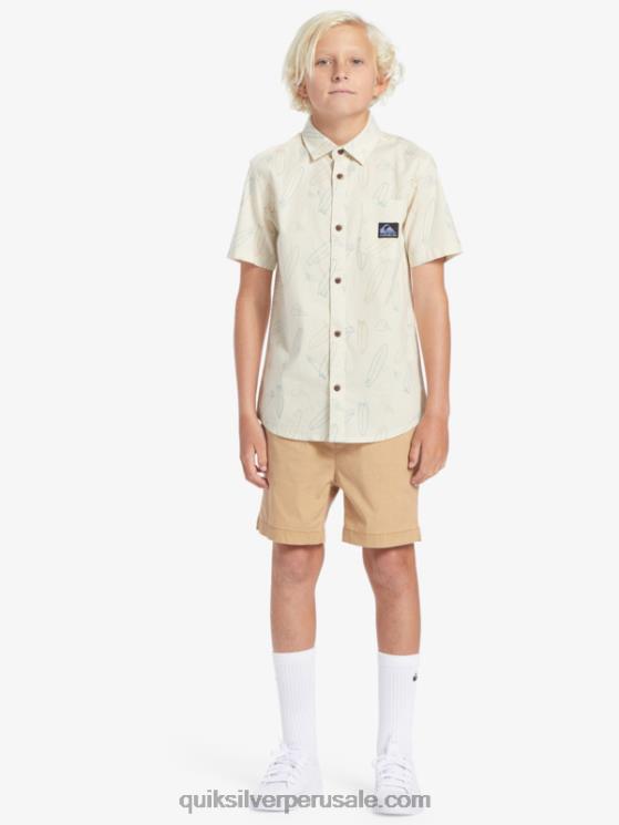 Quiksilver N8LNT2008 Niños abedul donde esta mi tablero ¿dónde está mi camiseta de manga corta