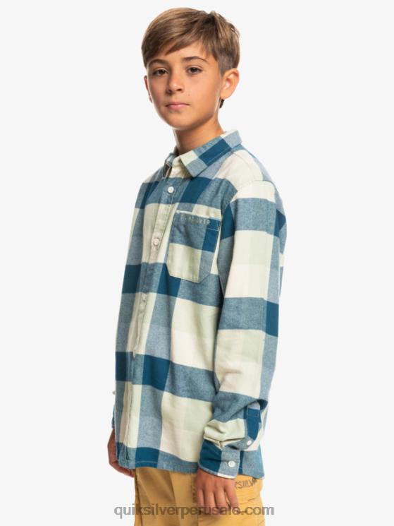 Quiksilver N8LNT2305 Niños madre de la salvia del desierto 8-16 motherfly camisa de franela de manga larga