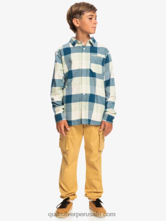 Quiksilver N8LNT2305 Niños madre de la salvia del desierto 8-16 motherfly camisa de franela de manga larga