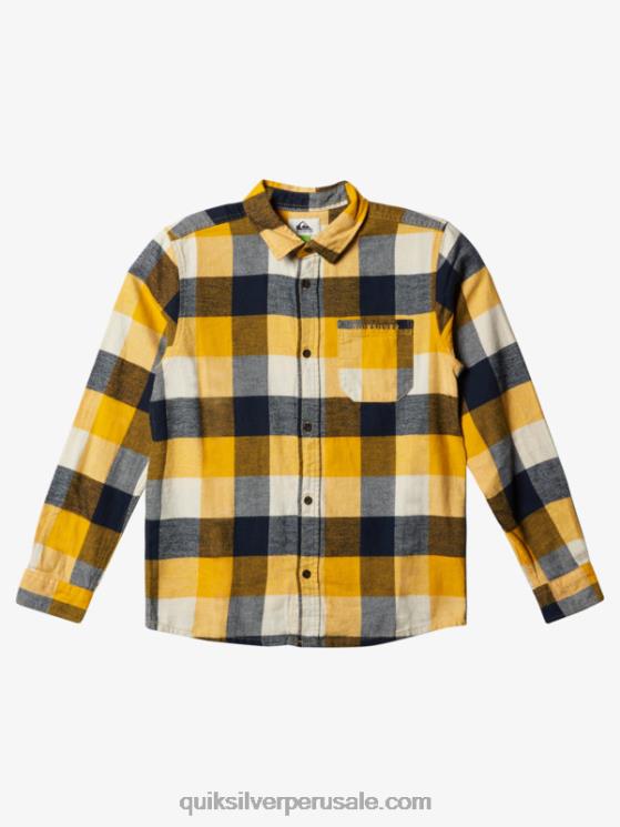 Quiksilver N8LNT2306 Niños abedul madre mosca 223 8-16 motherfly camisa de franela de manga larga