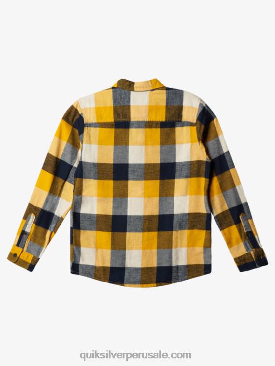 Quiksilver N8LNT2306 Niños abedul madre mosca 223 8-16 motherfly camisa de franela de manga larga