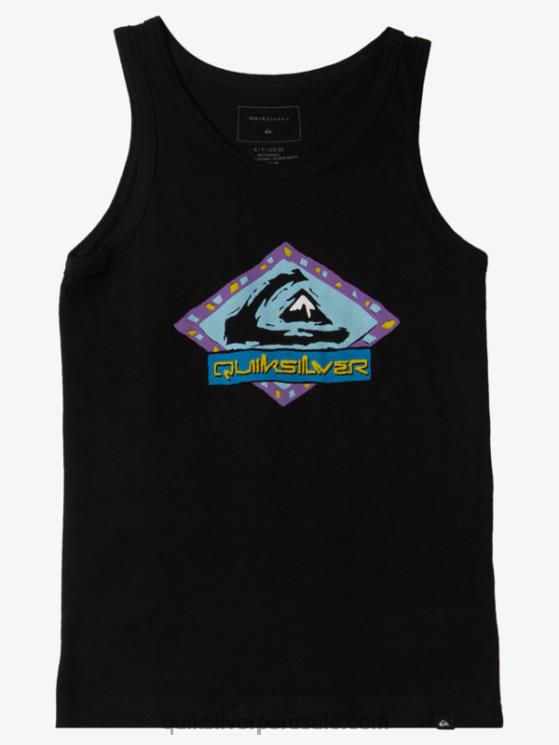 Quiksilver N8LNT2263 Niños negro camiseta sin mangas 2-7 funky frame
