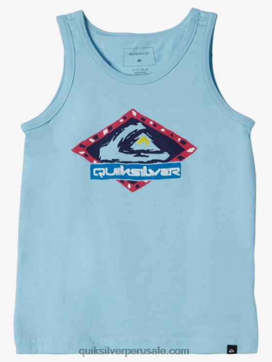 Quiksilver N8LNT2264 Niños cielo azul camiseta sin mangas 2-7 funky frame