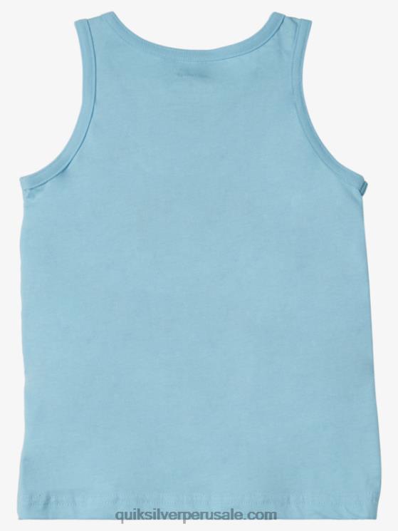 Quiksilver N8LNT2264 Niños cielo azul camiseta sin mangas 2-7 funky frame