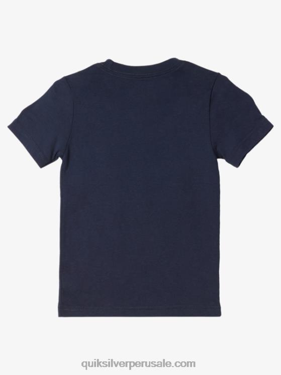 Quiksilver N8LNT1931 Niños chaqueta azul marino 2-7 casa de la camiseta de la ola