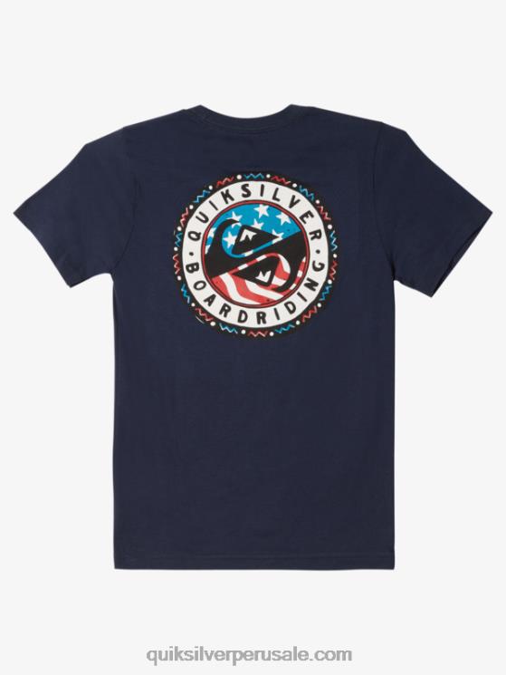 Quiksilver N8LNT1941 Niños chaqueta azul marino 8-16 camiseta divertida de verano