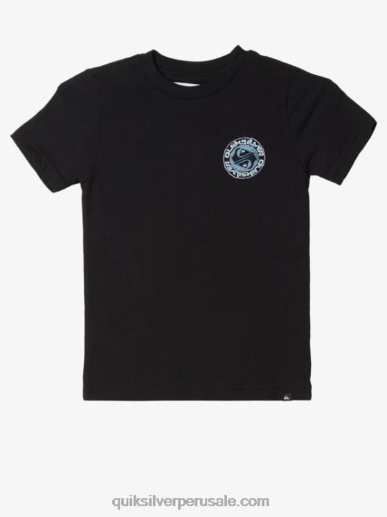 Quiksilver N8LNT1952 Niños negro Camiseta 2-7 cuentos salados