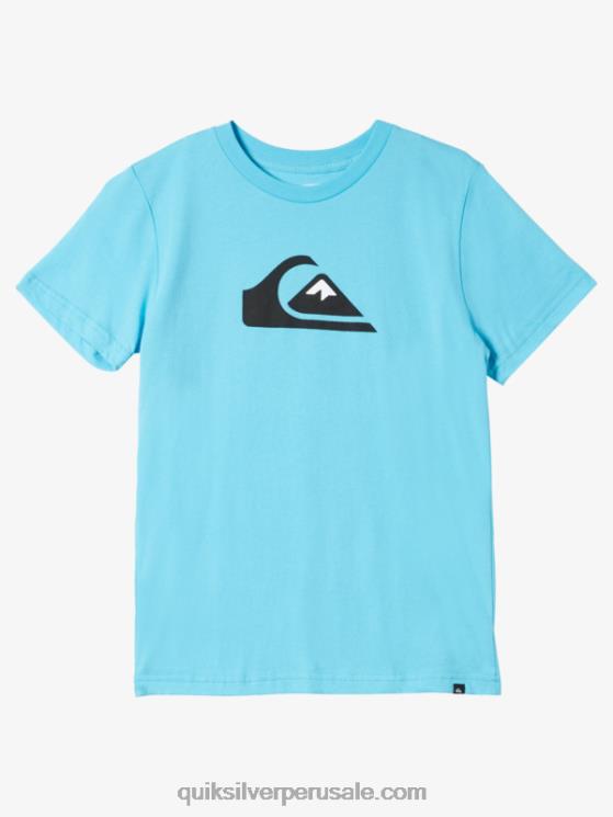 Quiksilver N8LNT1962 Niños río azul camiseta con logo 8-16 comp