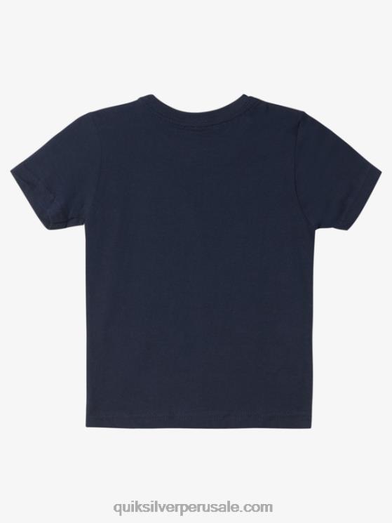 Quiksilver N8LNT1963 Niños chaqueta azul marino camiseta 2-7 sol de medianoche