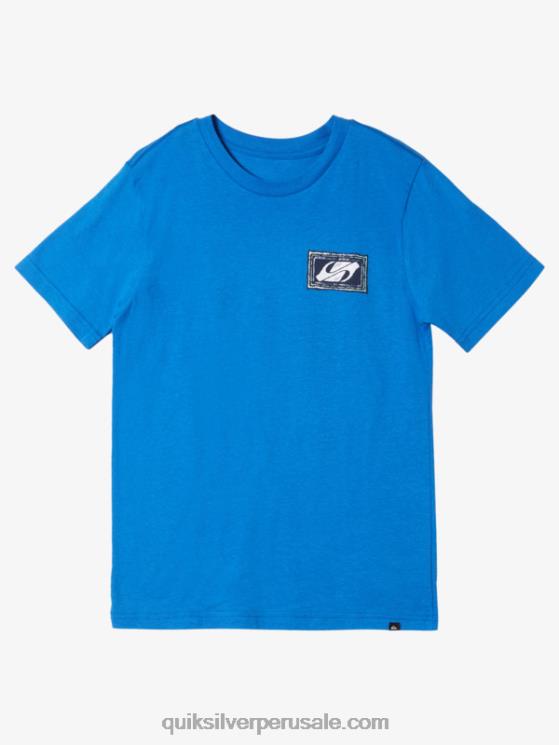 Quiksilver N8LNT1979 Niños mar turco 8-16 camiseta de latido con eco