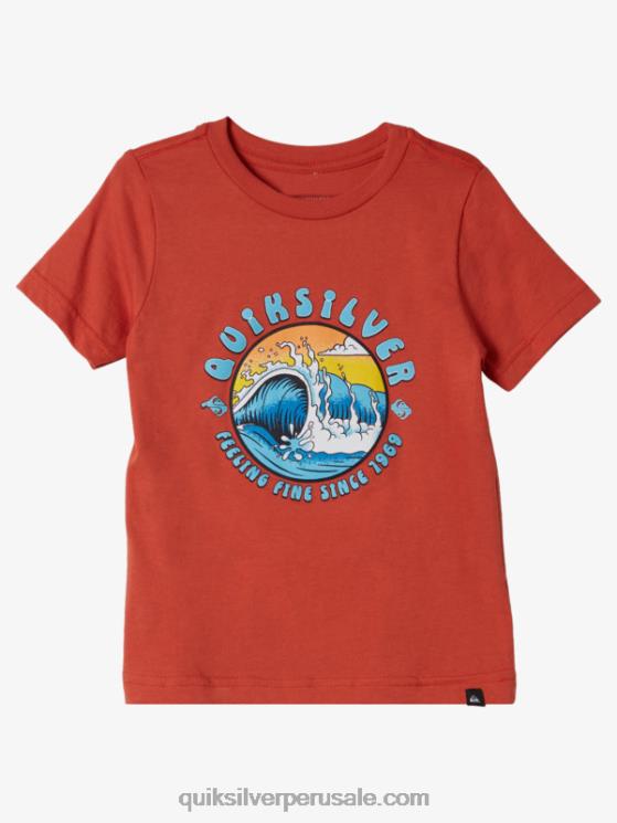 Quiksilver N8LNT2128 Niños la meca naranja camiseta túnel de luz 2-7
