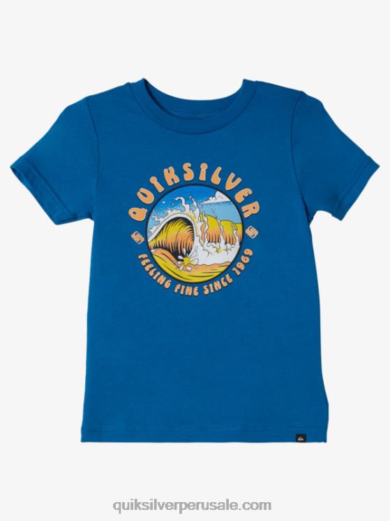 Quiksilver N8LNT2129 Niños snorkel azul camiseta túnel de luz 2-7