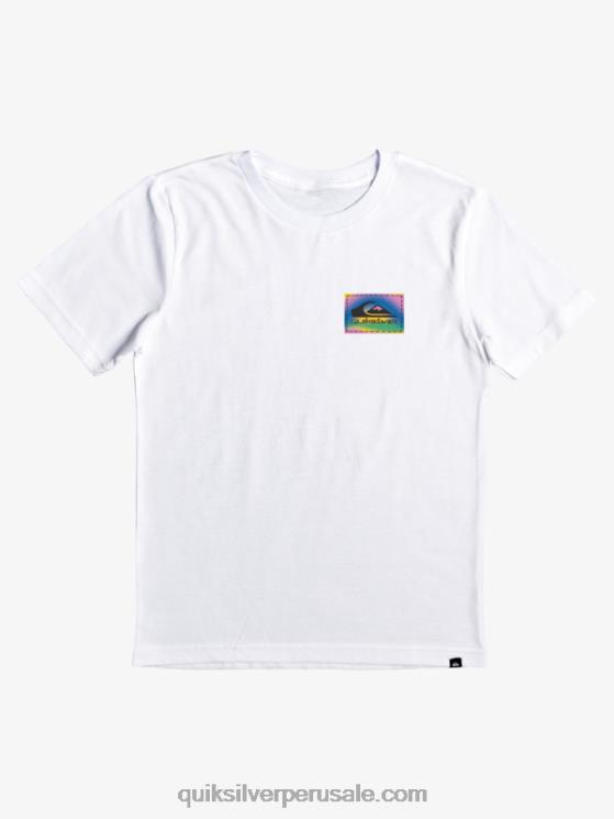 Quiksilver N8LNT2172 Niños blanco Camiseta fluida 8-16 colores