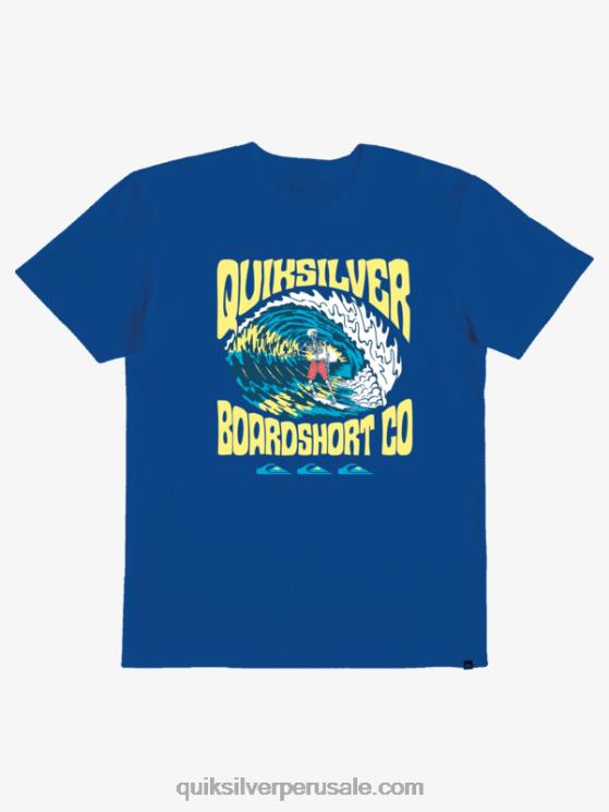 Quiksilver N8LNT2208 Niños snorkel azul 8-16 camiseta de vida superior