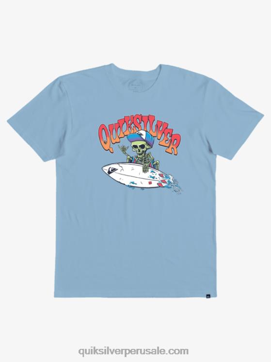 Quiksilver N8LNT2233 Niños cielo azul Camiseta turno viernes 2-7