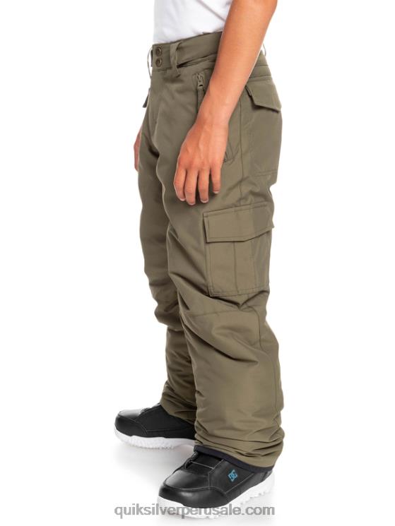 Quiksilver N8LNT2259 Niños hoja de uva 8-16 pantalones de nieve porter